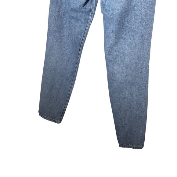 Boyish By HER The Billy High Rise Skinny Jeans 24 Medium Wash Blue Button Fly - Picture 6 of 10